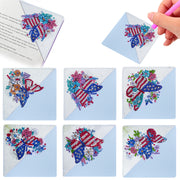 Diamond Painting Hoek Boekenleggers - Amerikaanse Vlinders